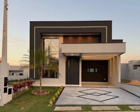Casa térrea com 3 suítes à venda, por R$ 1.350.000 - Condomínio Park Gran Reserve - Indaiatuba/SP