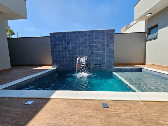 Imagem Casa térrea em condomínio com 3 suítes e escritório à venda, por R$ 1.450.000 - Indaiatuba/SP