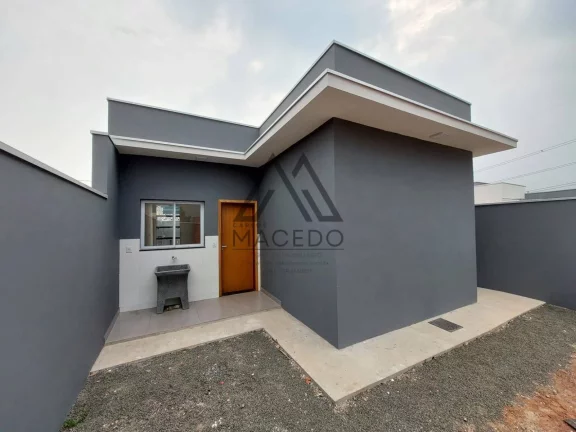 Imagem Casa nova - 2 quartos (1 suíte) Cesário Lange/SP - Aceita Financiamento