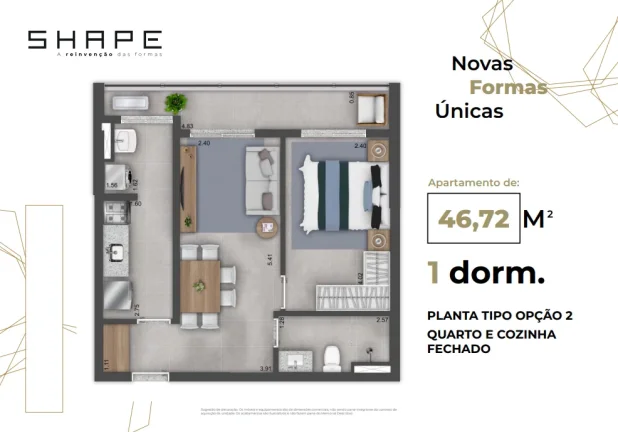 Imagem SHAPE Aptos. de 46 a 79m² ALPHAVILLE
