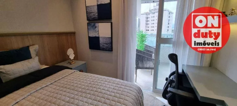 Imagem Apartamento com 2 dormitórios à venda, 84 m² por R$ 1.367.300,00 - Ponta da Praia - Santos/SP