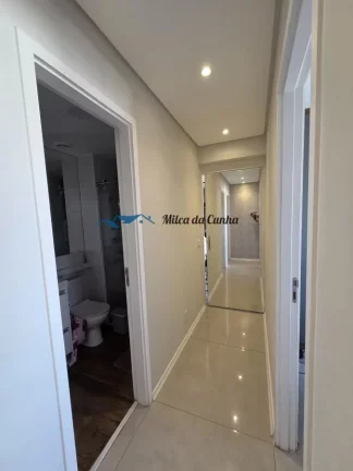 Imagem Lindo Apartamento para Venda, com 3 dormitórios, 1 Suíte, 2 vagas, Varanda Gourmet, 75m², Vila Apiaí, Santo André