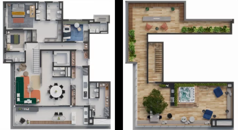 Imagem Cobertura Duplex em Jardim Paulista São Paulo-SP, Coverage in São Paulo Brazil, Ático Dúplex en Sao Paulo Brasil, Apartment in São Paulo Brazil