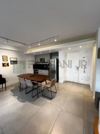 Imagem Apartamento mobilaido no Jardim Paulista: 2 quartos, 2 suítes, 2 salas, 3 banheiros, 2 vagas, 88m² - São Paulo-SP