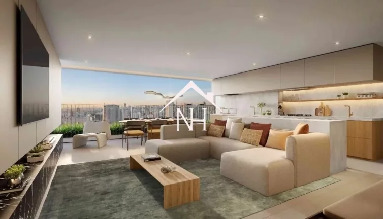 Imagem Apartamento de 149m c/ terraço gourmet,hall privativo,3 suítes,piscina,sauna,2 vagas,bicicletário,fitness,bar,pet place,spa,lavanderia,quadra de areia