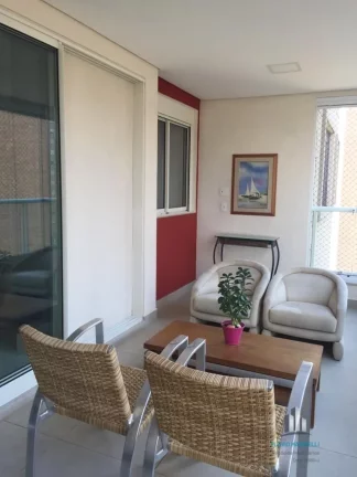 Imagem Boulevard Tamboré Apto MOBILIADO de 168 Metros com 3 Suítes e 3 Vagas de Garagem