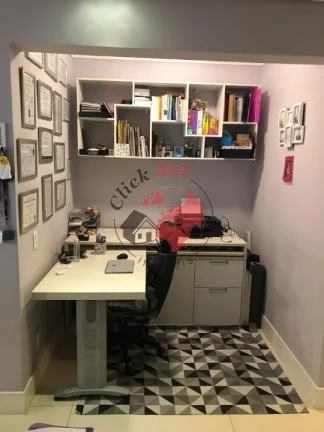 Imagem Lindo apartamento todo mobiliado à venda, em andar alto, no Centro, São Bernardo do Campo, com 3 suítes, 3 vagas, 155m².