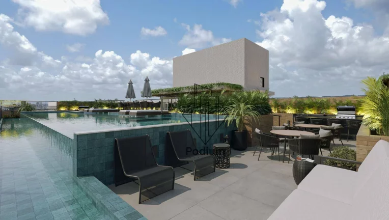 Imagem Apartamentos com varanda / sacada gourmet a 200m da praia de Camboinha / Cabedelo - AP2005