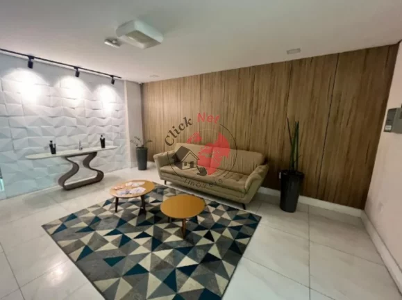 Imagem Apartamento á 500m2 da Praia ,Mobiliado ,2 dorm, 1 suíte,varanda grill, 1 vagas, 61 m2 ,bairro Guilhermina,Praia grande