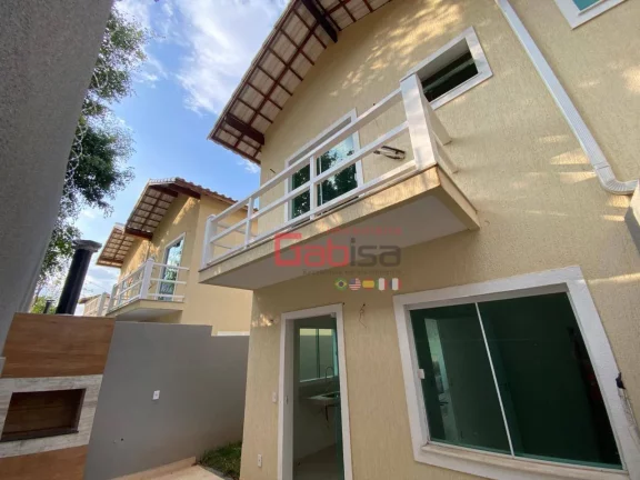 Imagem Casa com 3 Quartos Nova em condomínio com piscina e sauna à venda, 90m² por R$ 459.000,00 - Praia Rasa - Armação dos Búzios/RJ