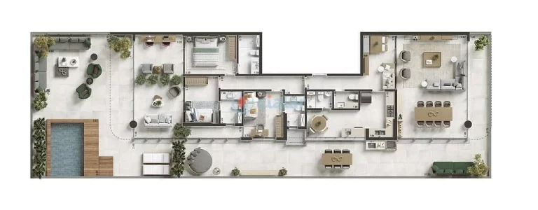 Imagem Garden à venda 3 Quartos 3 Suites 3 Vagas 304.6M Ipanema Rio de Janeiro - RJ | Vista Ipanema