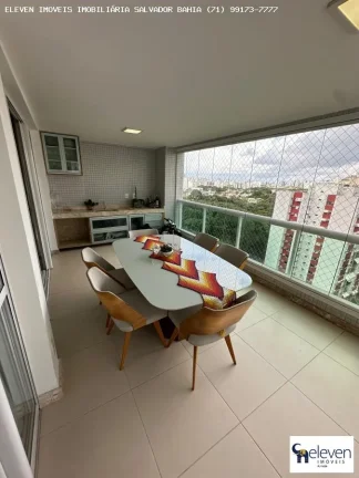 Imagem APARTAMENTO NO DIAMOND ALTO DO ITAIGARA ANDAR ALTO NASCENTE 3 SUÍTES E GABINETE INFRA E DUAS VAGAS INICIAIS. 