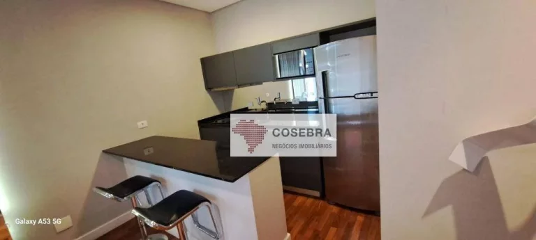 Imagem Apartamento com 1 dormitório para alugar, 60 m² por R$ 11.936,16/mês - Vila Olímpia - São Paulo/SP