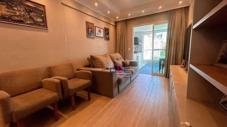Imagem Apartamento com 3 dormitórios à venda, 104 m² por R$ 1.550.000 - Gonzaga - Santos/SP