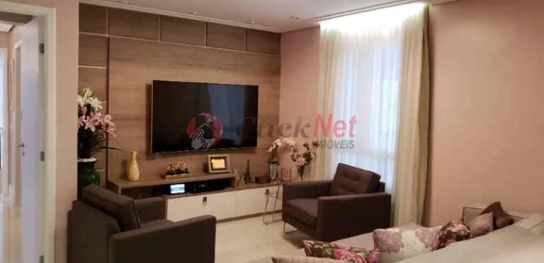 Imagem Lindo apartamento todo mobiliado à venda, de fino acabamento no Centro, São Bernardo do Campo, com 3 suítes, 3 vagas, 155 m².