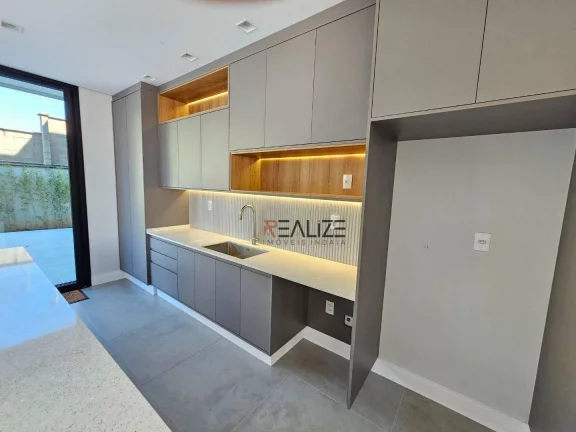 Imagem Casa/Sobrado moderno com 4 suítes à venda, 299 m² por R$ 2.489.000 - Condomínio Alto Padrão - Indaiatuba/SP