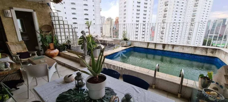 Imagem Apartamento Triplex com 4 dormitórios, 367 m² - venda por R$ 3.500.000,00 ou aluguel por R$ 17.010,00/mês - Real Parque - São Paulo/SP