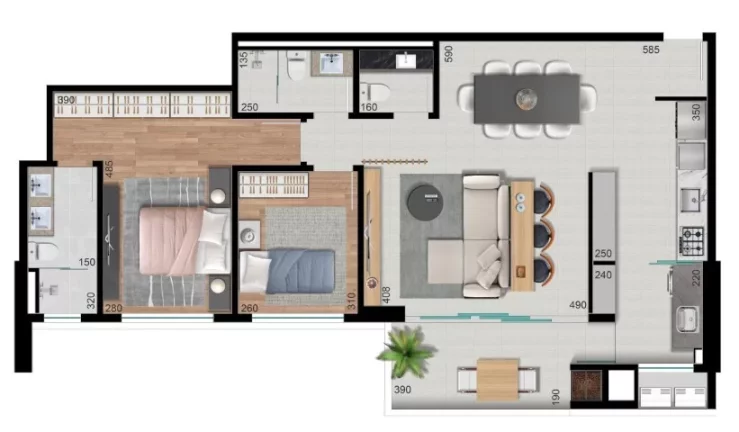 Imagem Klimt - Apartamento à venda no bairro Cabral - Curitiba/PR