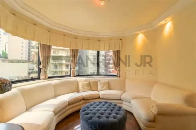 Imagem Apartamento de luxo com 3 suítes e 4 vagas de garagem no Jardim Paulista, São Paulo-SP - Imperdível!