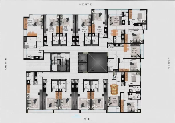 Imagem Flat à venda, 50 m² por R$ 430.290,00 - Bessa - João Pessoa/PB