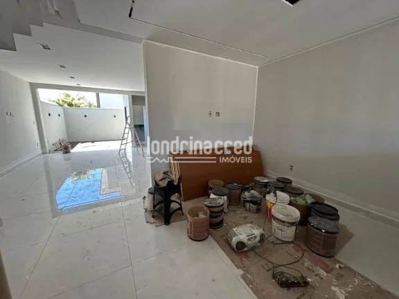 Imagem Sobrado moderno no Cond. Morada das Flores com 3 dormitórios (1 suíte), 2 vagas, 143m² construídos em terreno de 128m². Entrega prevista para dezembro.