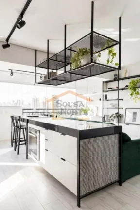 Imagem Cobertura com 42 m² de área interna e 20 m² de área externa, composta por 1 dormitório, sala, c...