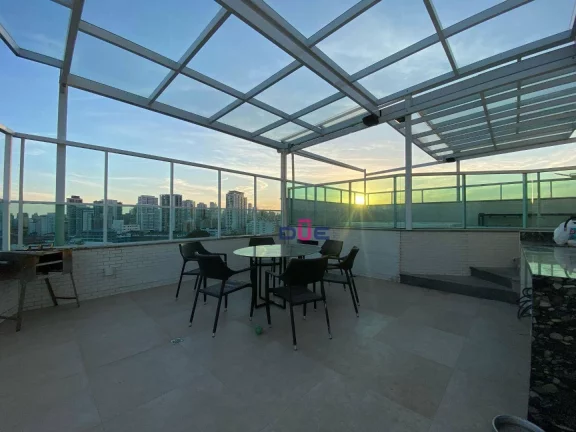Imagem Cobertura com 3 suites, 3 vags e 5 banheiros, piscina , 320 m² - venda por R$ 3.200.000 ou aluguel por R$ 23.000/mês - Embaré - Santos/SP