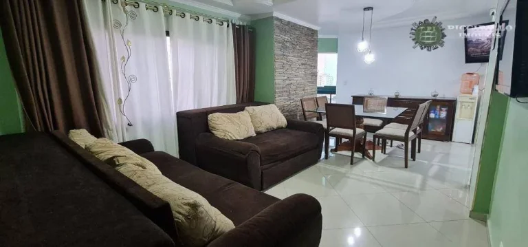Imagem Apartamento com 3 dormitórios à venda, 176 m² por R$ 750.000,00 - Vila Assunção - Praia Grande/SP
