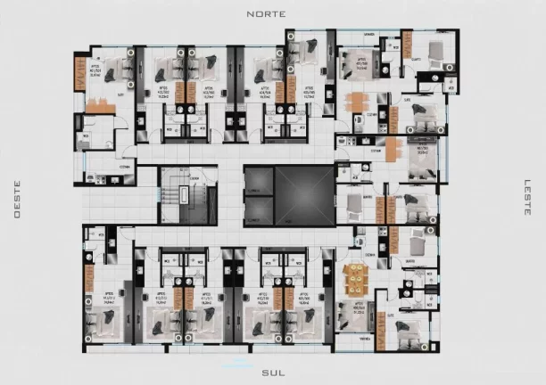Imagem Flat à venda, 50 m² por R$ 430.290,00 - Bessa - João Pessoa/PB