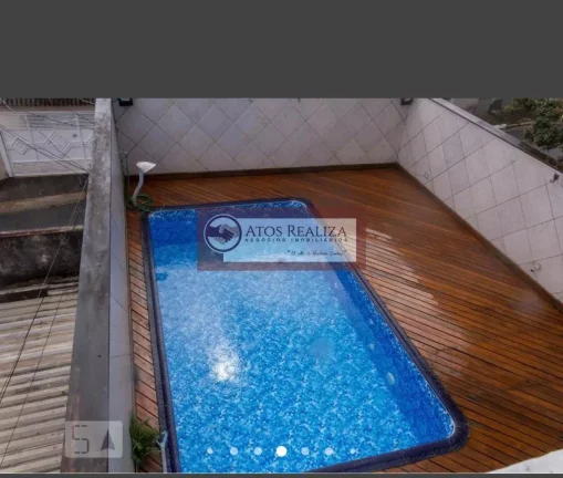 Imagem Vendo Residência no Jardim Palmares. Sobrado de alto Padrão na região de jardim marajoara, 450m2 de área útil, com 3 Dormitorios com Armários Planejados e Ar-condicionado, 2 Salas, Cozinha com planejados, 4 banheiros, 4 Vagas de garagem, Banheira, Piscina