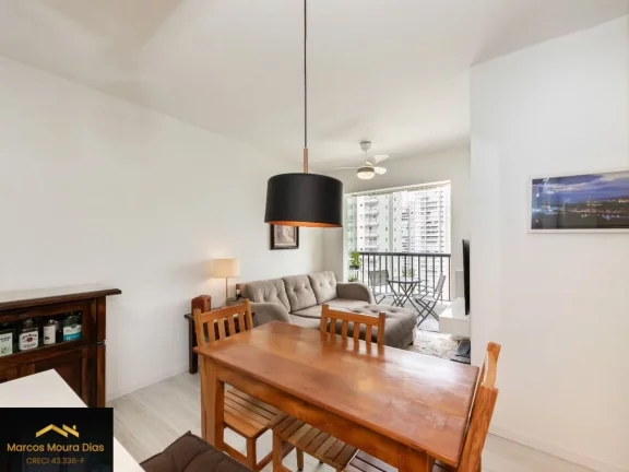 Imagem Apartamento à venda, 48 m2, 2 dormitórios, 1 vaga, varanda, Vila Anastácio, Edifício com Lazer