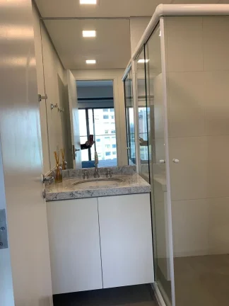 Imagem Studio Jardim Paulista - 40M², 1 Dorm, 1 Vaga Demarcada, Academia, Piscina C/ Raia, Churrasqueira, Sauna, Lavanderia Comum, Split, Playground.