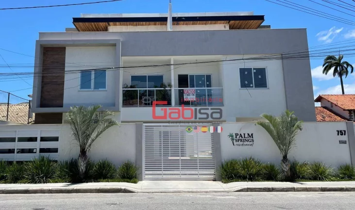 Imagem Cobertura com 3 dormitórios à venda, 132 m² por R$ 840.000,00 - Palmeiras - Cabo Frio/RJ