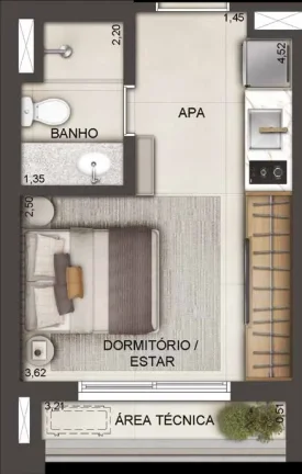 Imagem Com arquitetura contemporânea de linhas marcantes, um autêntico Lindenberg se eleva em meio à atm...