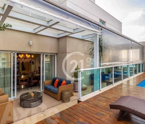 Imagem Cobertura com 4 dormitórios à venda, 434 m² por R$ 14.000.000,00 - Moema - São Paulo/SP