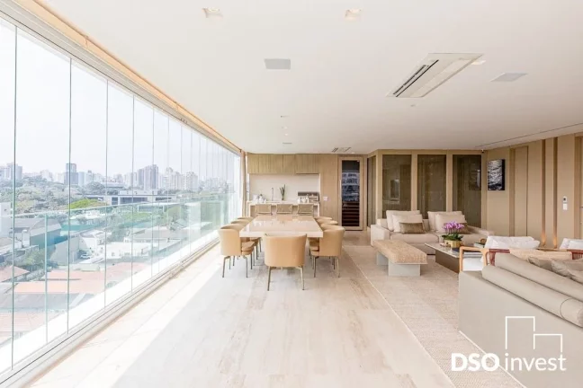 Imagem Com projeto da renomada arquiteta Fernanda Negrelli, esse apartamento de 229m2 imprime de forma harm...
