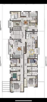 Imagem Apartamento para Venda em São José dos Pinhais, Bom Jesus, 2 dormitórios, 1 banheiro, 1 vaga