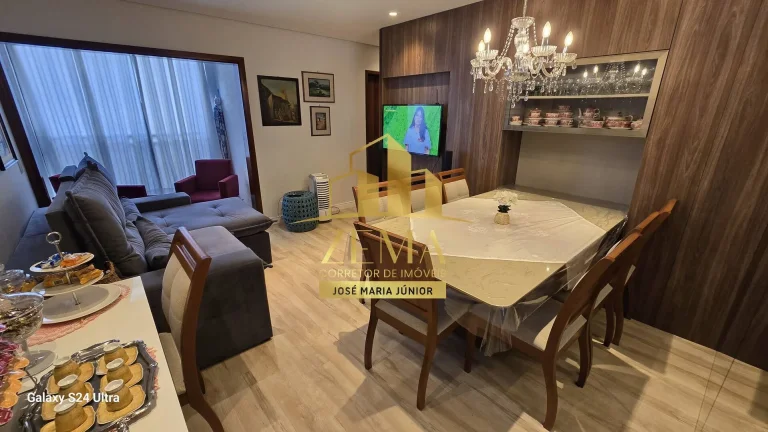 Imagem Apto 03 dorms (01 St), 93 m2, 03wc, 01 vg, Mobiliado e Decorado. Planejados