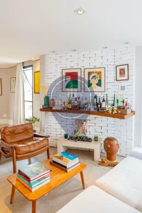Imagem Apartamento de Alto Padrão à Venda em Indianópolis, São Paulo-SP: 3 quartos, 3 suítes, 2 salas, 5 banheiros, 3 vagas, 172m².