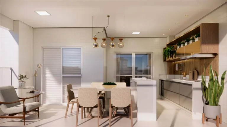 Imagem APARTAMENTO COM 99.34 m² - CAIÇARA - PRAIA GRANDE SP