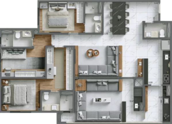 Imagem APARTAMENTO RESIDENCIAL em São Paulo - SP, Alto do Ipiranga