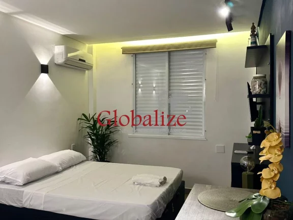 Imagem Kitnet frente à praia! Pronto para morar ou investir! Bairro José Menino em Santos por apenas R$ 330,00 mil.0