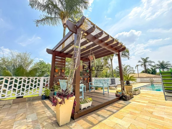 Imagem Casa/Chácara moderna com 6 dormitórios à venda, por R$ 3.350.000 - Condomínio Mosteiro de Itaici - Indaiatuba/SP
