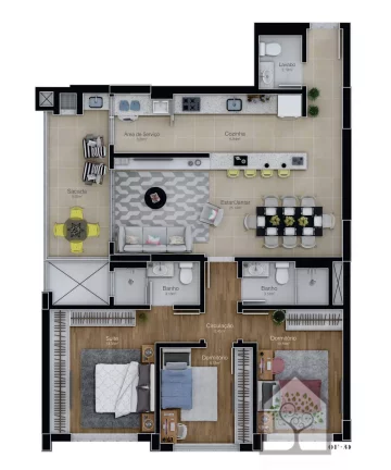 Imagem Apartamento Alto Padrão em Agronômica, Florianópolis/SC