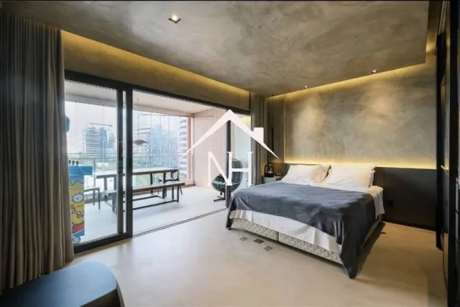 Imagem apartamento de 44m com 1 suíte, varanda, 1 vaga, Playground, Academia, Espaço Gourmet, Quadra Squash, Piscina aquecida, Churrasqueira, área verde