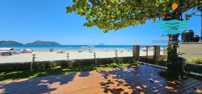 Imagem Venda de Casa em Juquehy, com 4 suítes, piscina e churrasqueira privativa, sauna, serv. de praia, 180 m2 | Juquehy Imobiliária