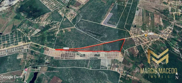 Imagem Terreno à venda, 333415 m² por R$ 5.334.640,00 - Jacarecoara - Cascavel/CE