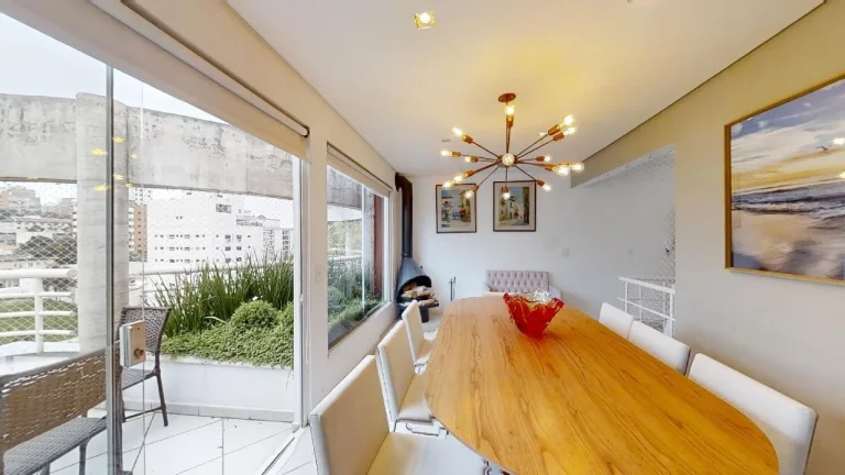 Imagem Apartamento Real Parque - 124M², 3 Dorms, 2 Suítes, 2 Salas, 2 Vagas Demarcadas, Varanda, Academia, Piscina, Lareira, Sauna, Gerador.