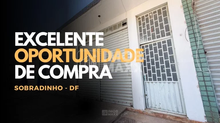 Imagem Loja/Salão à venda no Setor Econômico de Sobradinho, 200m², 1 dormitório, 1 banheiro. Confira!