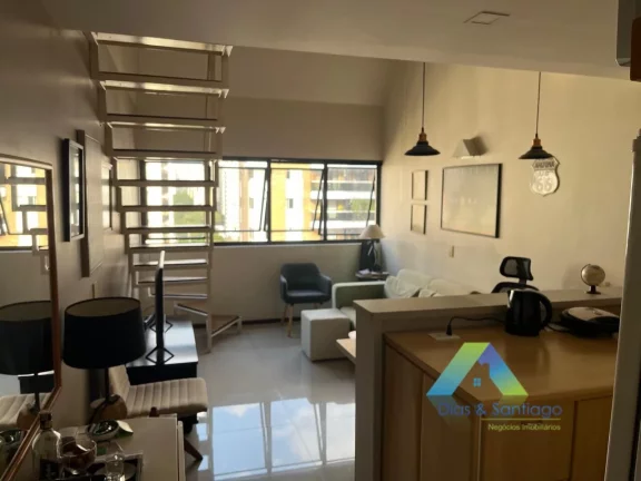 Imagem Apartamento duplex todo mobiliado em localização privilegiada na área nobre de Moema Pássaros com vaga de garagem.